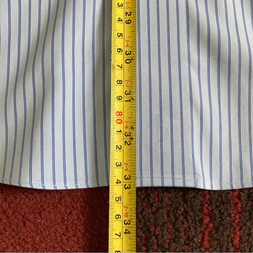 Brooks Brothers Golden Fleece Striped Button Up Shirt Long Sleeve Men's 16.5-33 - Picture 8 of 9